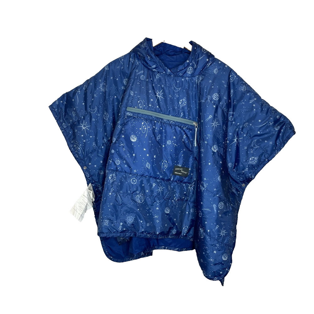 Therm-A-Rest Unisex Youth Kids Honcho Wearable Hoodie Blanket Blue 5-10 Years
